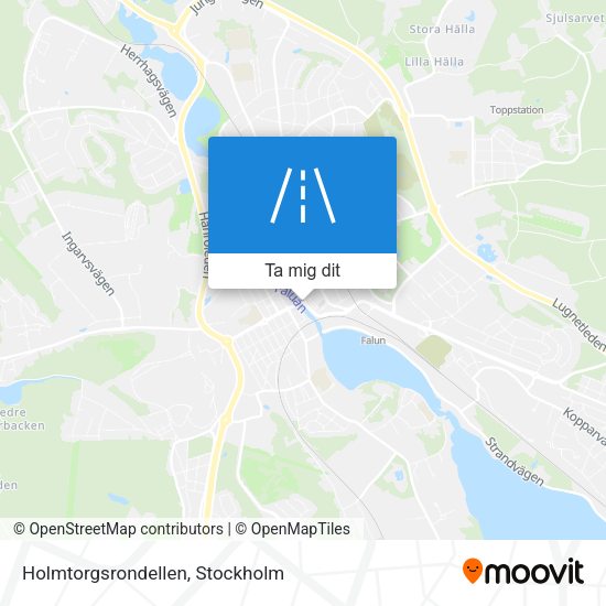 Holmtorgsrondellen karta