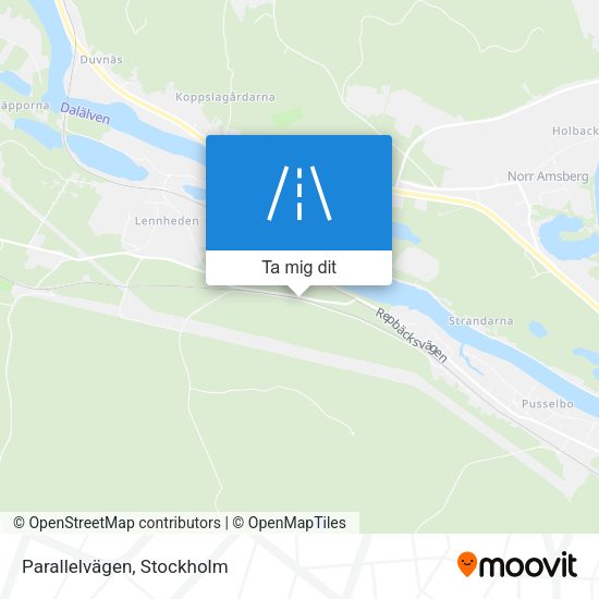 Parallelvägen karta
