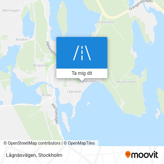 Lågnäsvägen karta