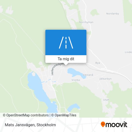 Mats Jansvägen karta