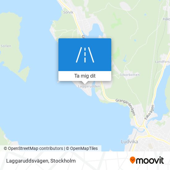 Laggaruddsvägen karta