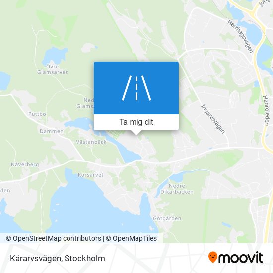 Kårarvsvägen karta