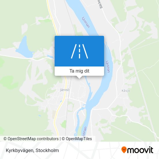 Kyrkbyvägen karta