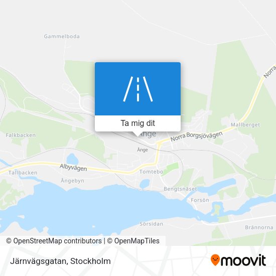 Järnvägsgatan karta