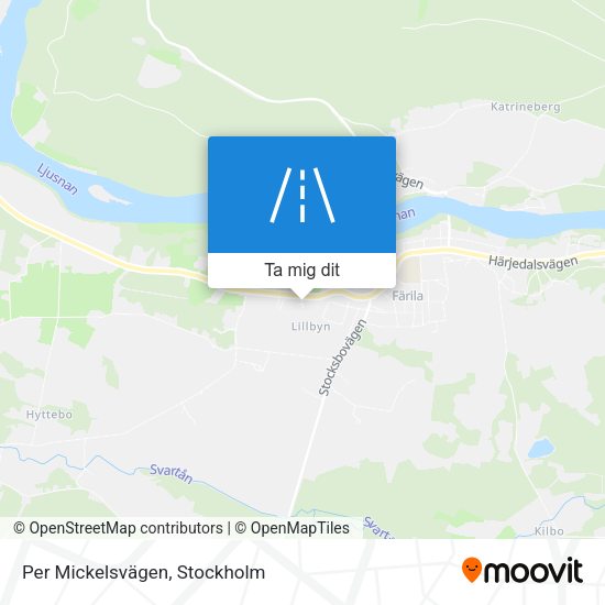 Per Mickelsvägen karta