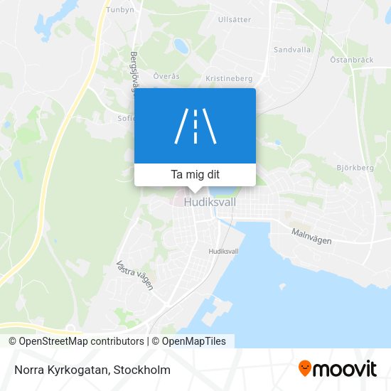 Norra Kyrkogatan karta