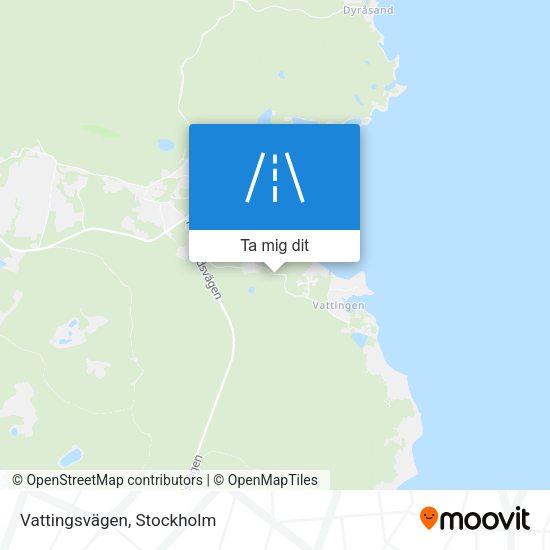 Vattingsvägen karta