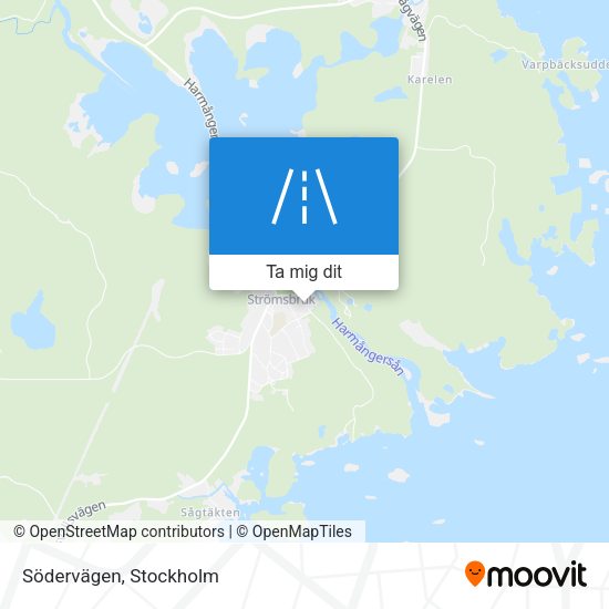 Södervägen karta