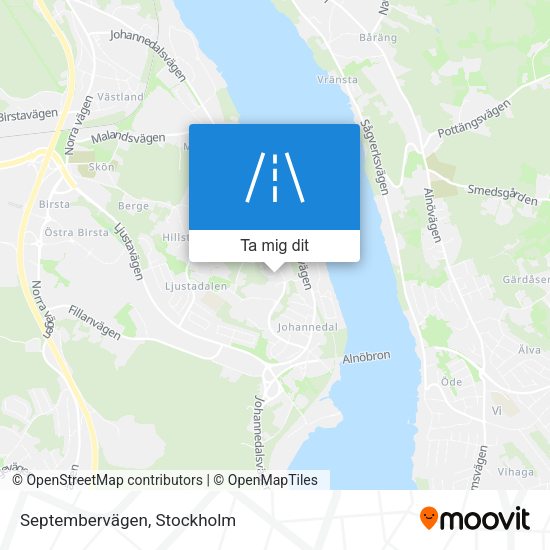 Septembervägen karta
