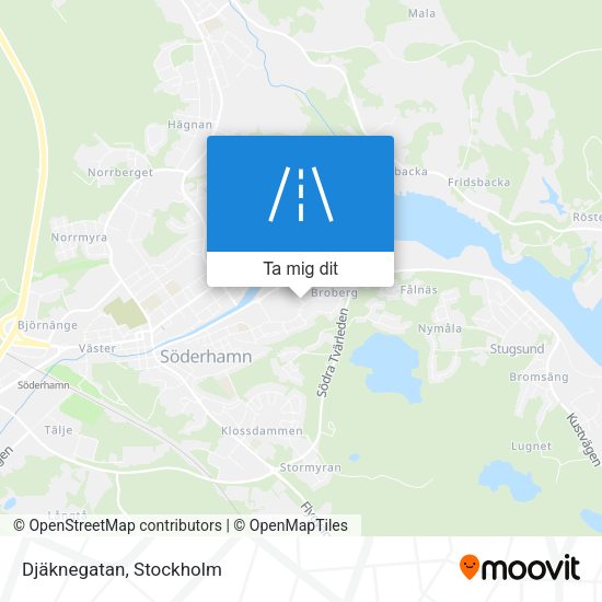 Djäknegatan karta