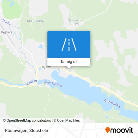 Röstavägen karta