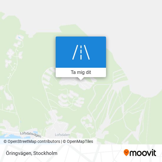 Öringvägen karta