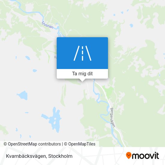 Kvarnbäcksvägen karta
