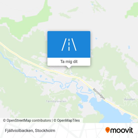Fjällviolbacken karta