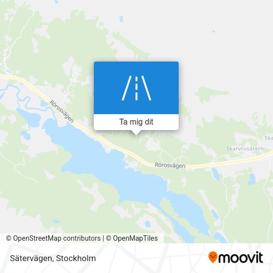 Sätervägen karta
