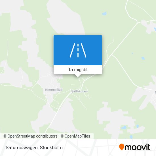 Saturnusvägen karta