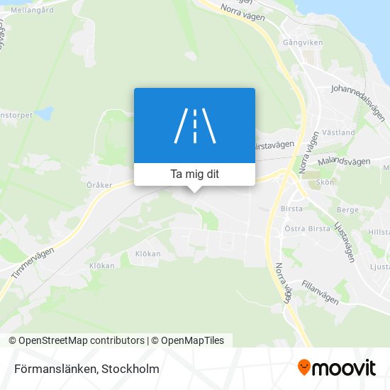 Förmanslänken karta