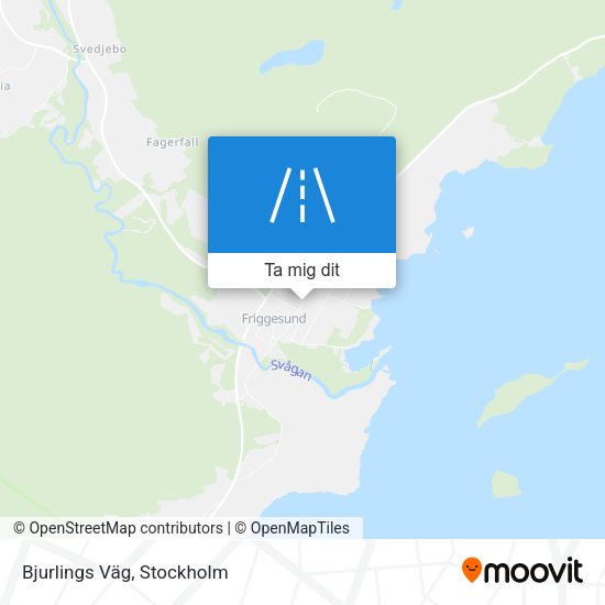 Bjurlings Väg karta