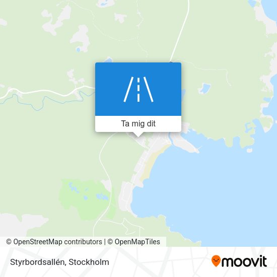 Styrbordsallén karta