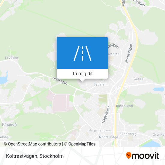 Koltrastvägen karta