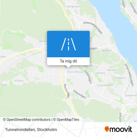 Tunnelrondellen karta