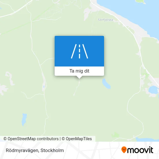 Rödmyravägen karta