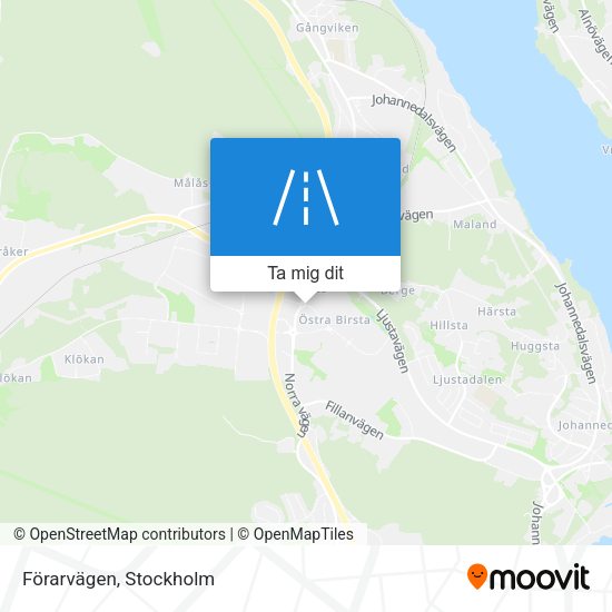 Förarvägen karta