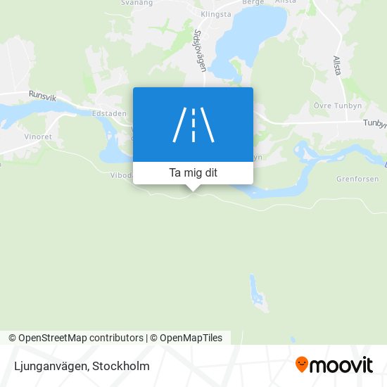 Ljunganvägen karta