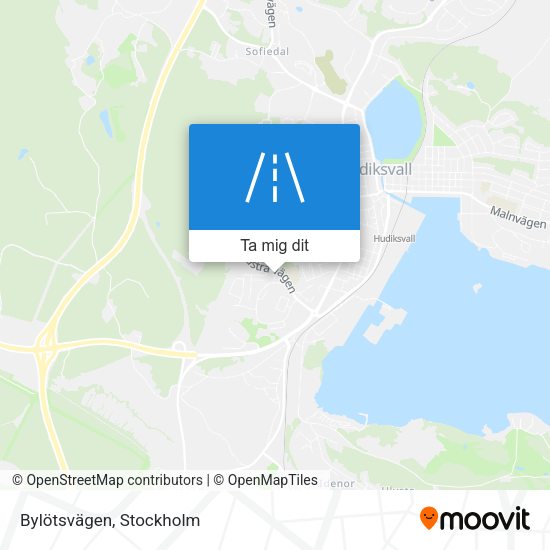 Bylötsvägen karta