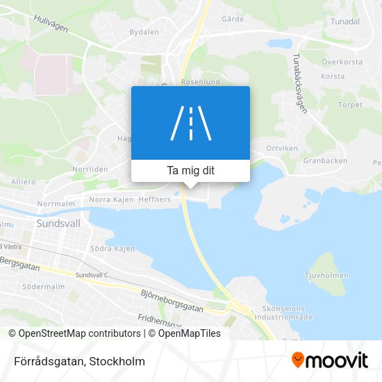 Förrådsgatan karta