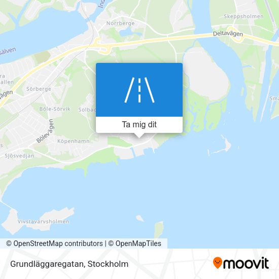 Grundläggaregatan karta