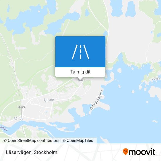 Läsarvägen karta