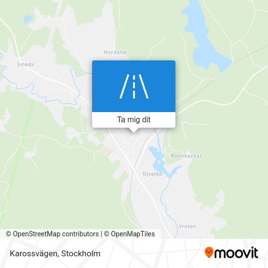 Karossvägen karta