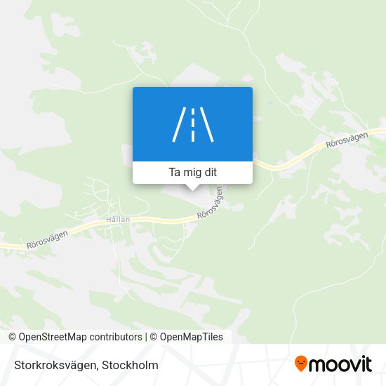 Storkroksvägen karta