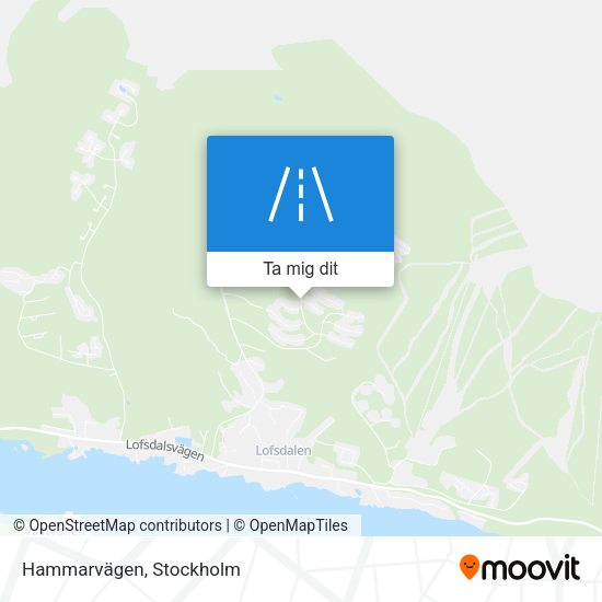 Hammarvägen karta