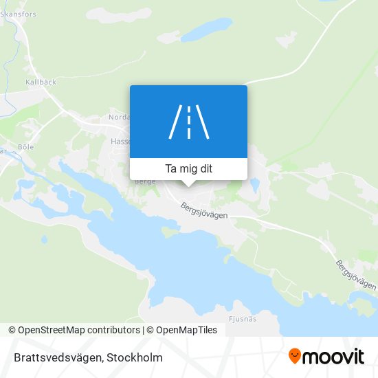 Brattsvedsvägen karta