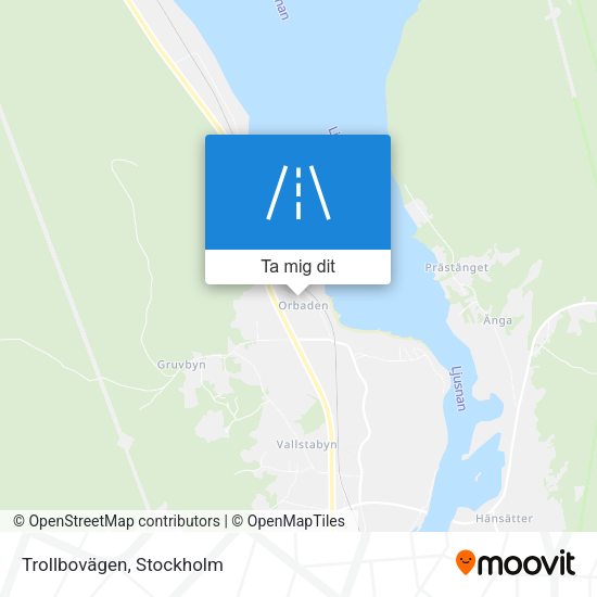 Trollbovägen karta