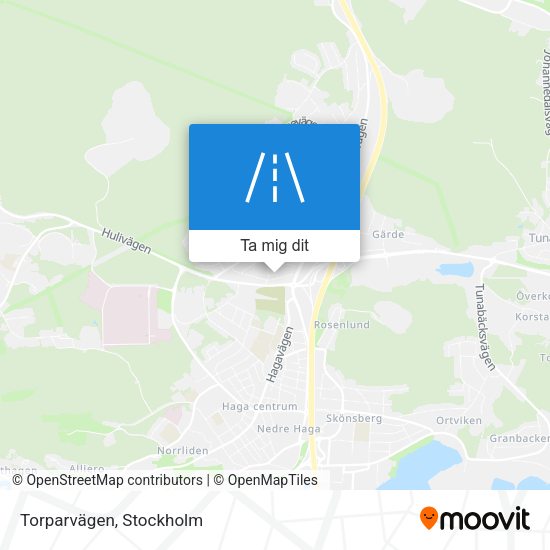 Torparvägen karta