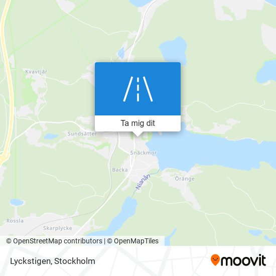 Lyckstigen karta