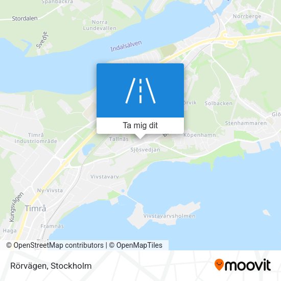 Rörvägen karta