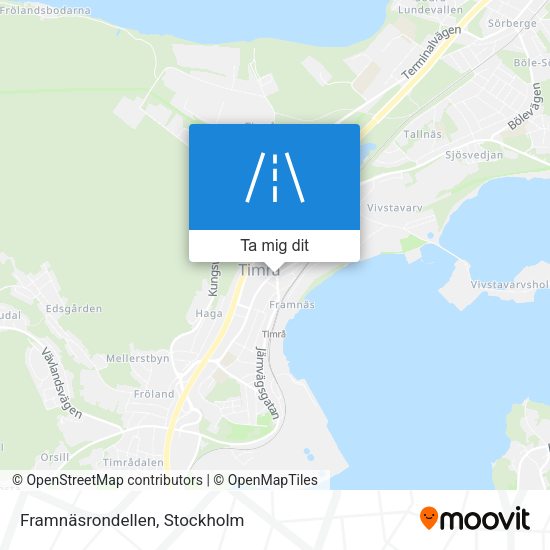 Framnäsrondellen karta