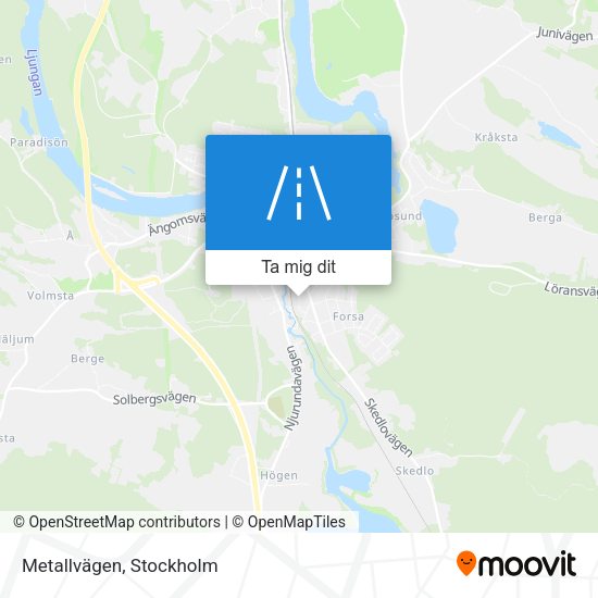 Metallvägen karta