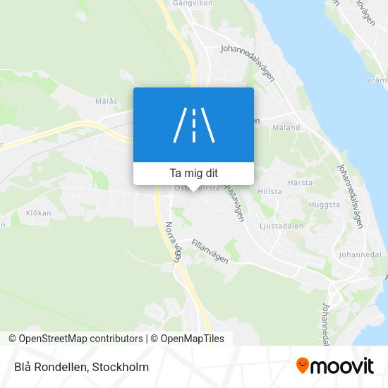 Blå Rondellen karta