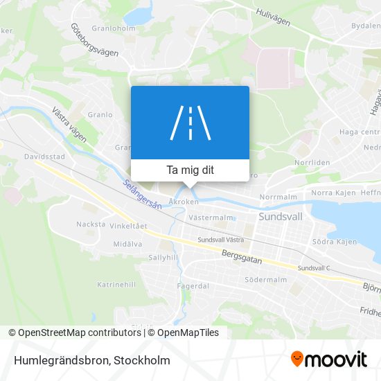 Humlegrändsbron karta