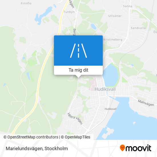 Marielundsvägen karta