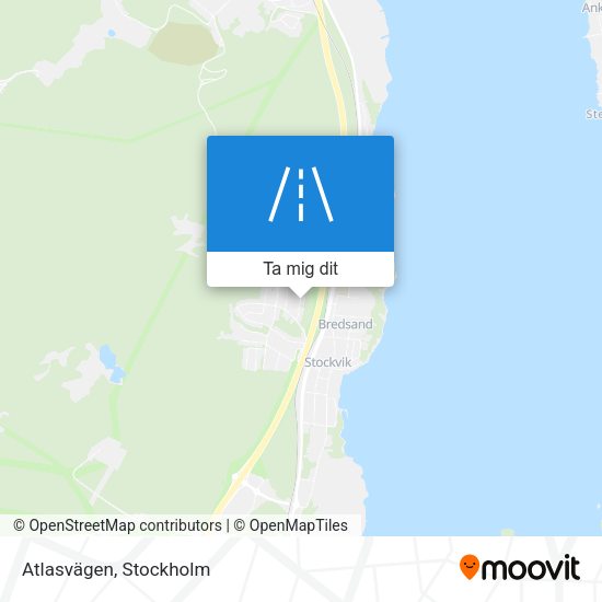 Atlasvägen karta