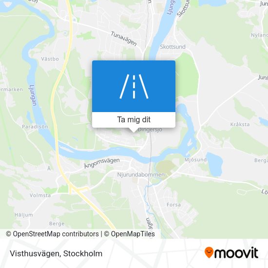 Visthusvägen karta