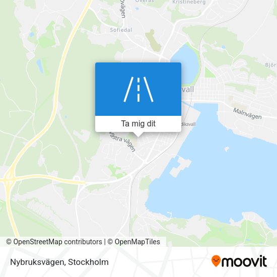 Nybruksvägen karta