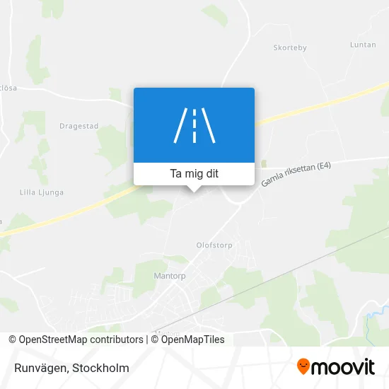 Runvägen karta