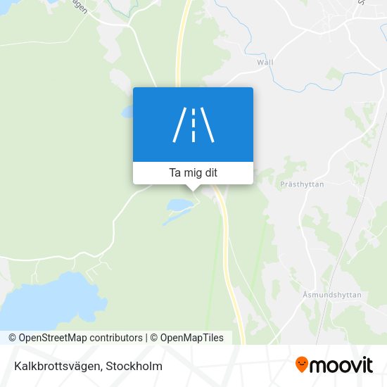 Kalkbrottsvägen karta